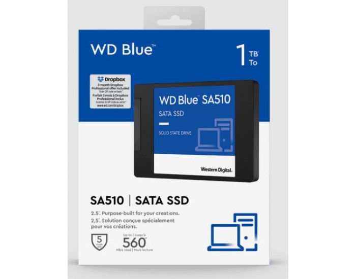 WD INTERNAL SSD 1TB SATA BLUE SA510 8471